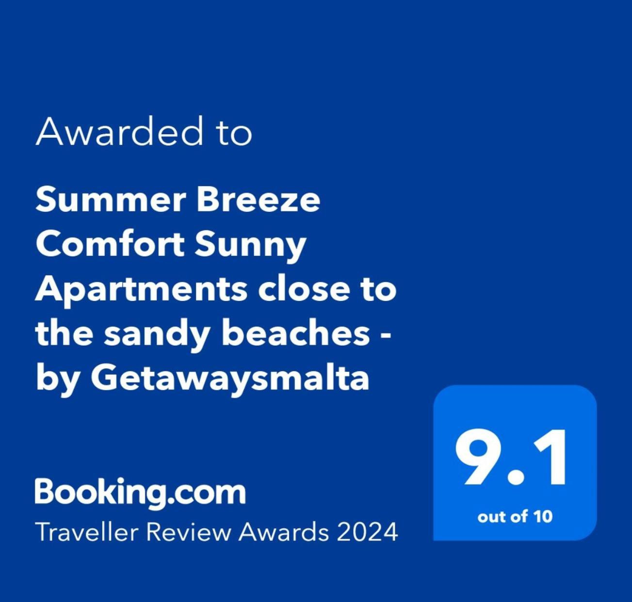 Summer Breeze Comfort Sunny Apartments Close To The Sandy Beaches - By Getawaysmalta Mellieħa Eksteriør bilde
